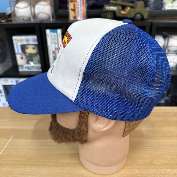 Vintage Prince Edward Island Canada Snapback Hat Adjustable Cap PEI Blue White - Picture 2 of 5